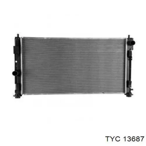 Купити 13687 TYC Радіатор двигуна