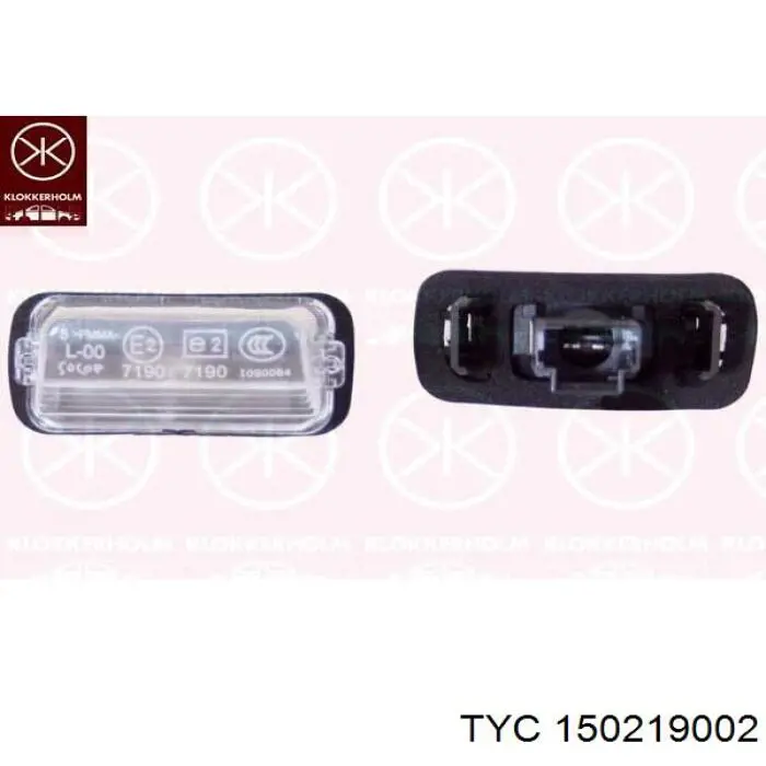 Ліхтар підсвічування заднього номерного знака 5790959X Polcar