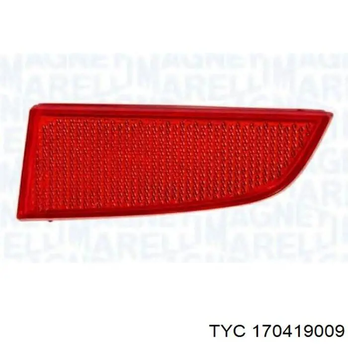 Катафот (відбивач) заднього бампера, правий ZFD1610R Signeda