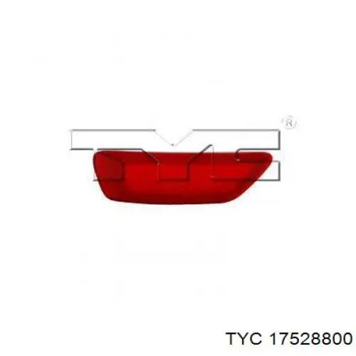 ZCR1605L Signeda Лівий відбивач заднього бампера
