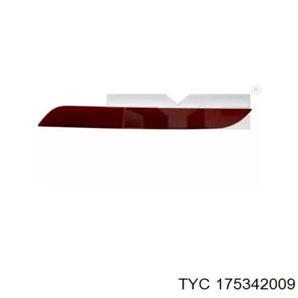 Купити 175342009 TYC Лівий відбивач заднього бампера
