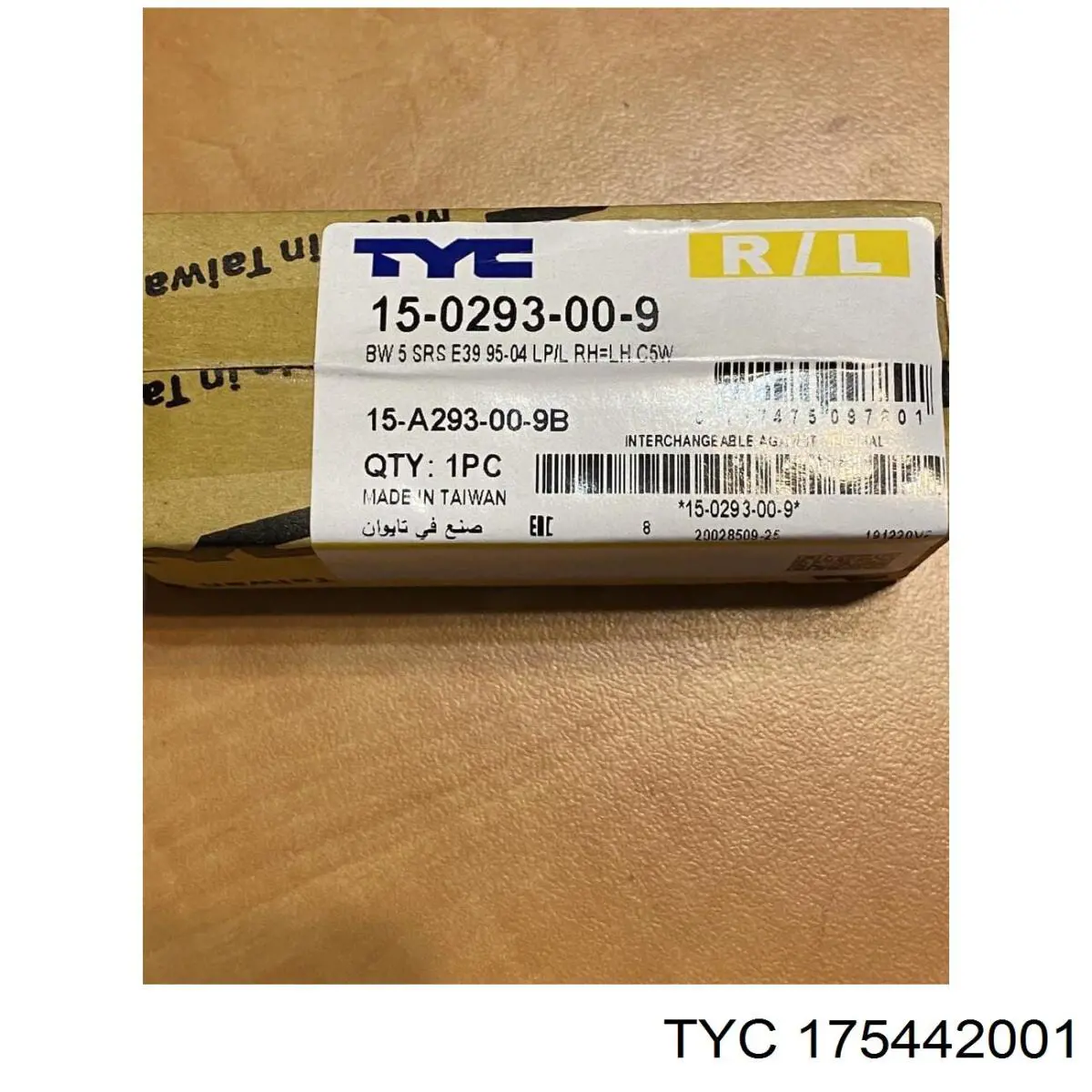 Купити 175442001 TYC Ліхтар протитуманний задній, лівий
