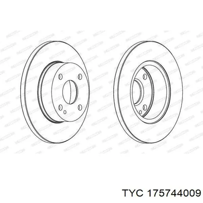 Лівий катафот заднього бампера TYC 175744009 ціна, від 14.06 USD