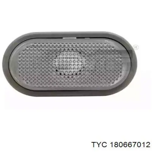 Повторювач повороту на крилі TYC 180667012 ціна, від 3.15 USD
