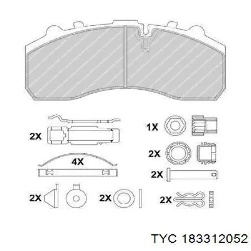 Поворотник лівий TYC 183312052 ціна, від 16.42 USD