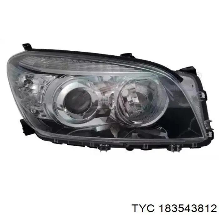 Повторювач повороту на крилі 183543812 TYC