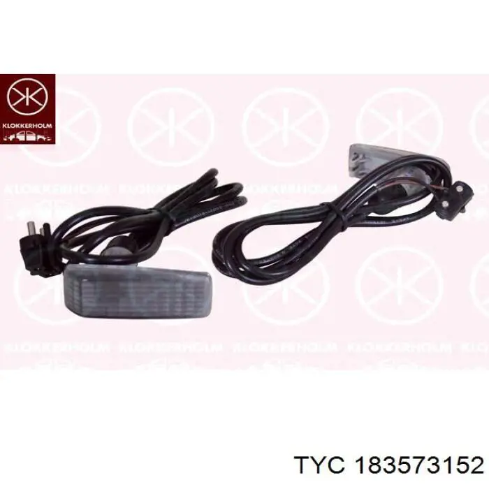 Повторювач повороту на крилі TYC 183573152 ціна, від 7.46 USD