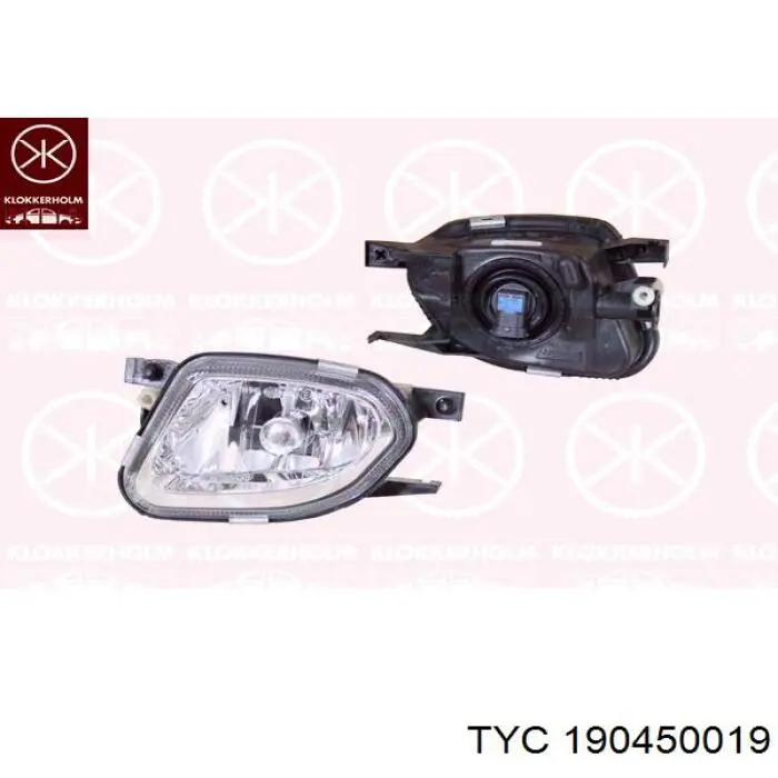 Туманка ліва TYC 190450019 ціна, від 48.78 USD