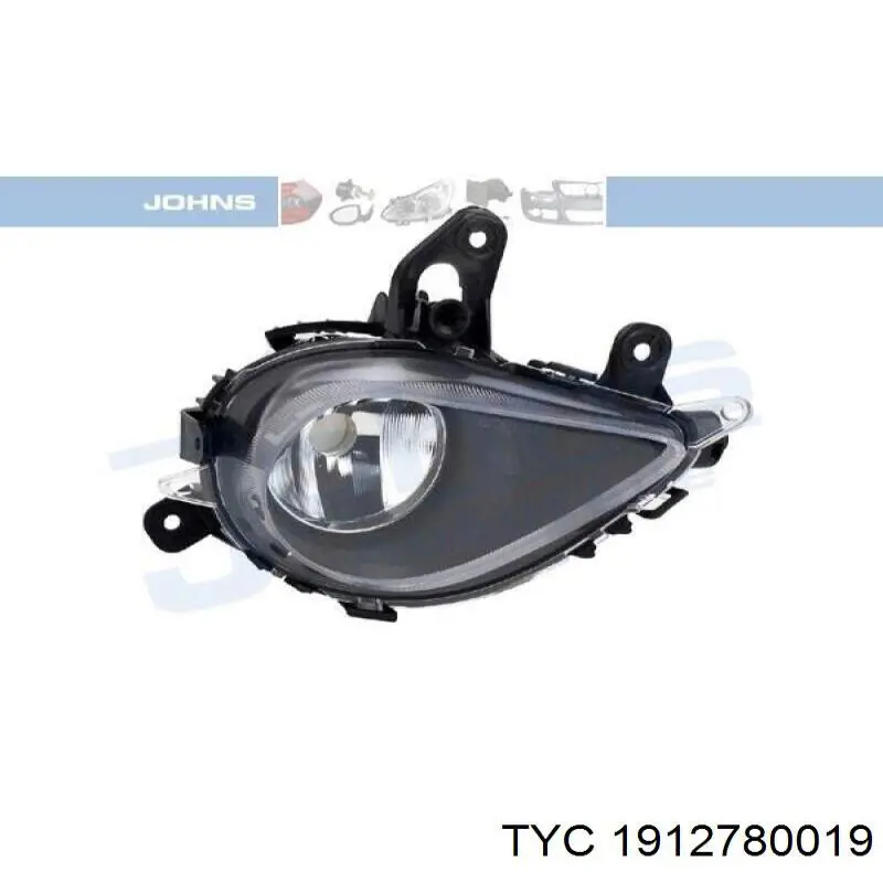 Купити 39098907 Peugeot/Citroen Фара протитуманна, ліва
