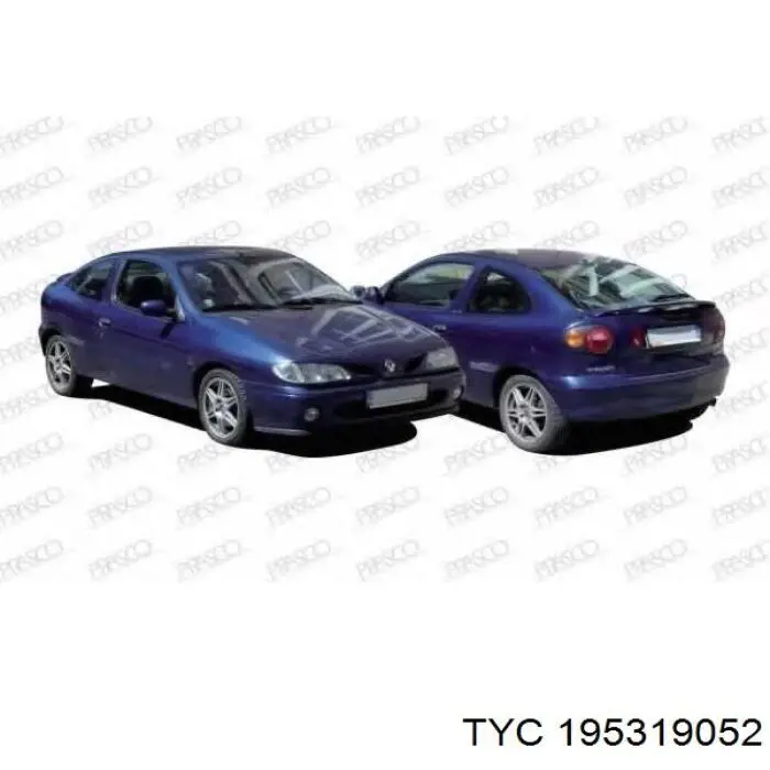 Фара протитуманна, права Renault (RVI) 712372911129 ціна, від 21.59 USD