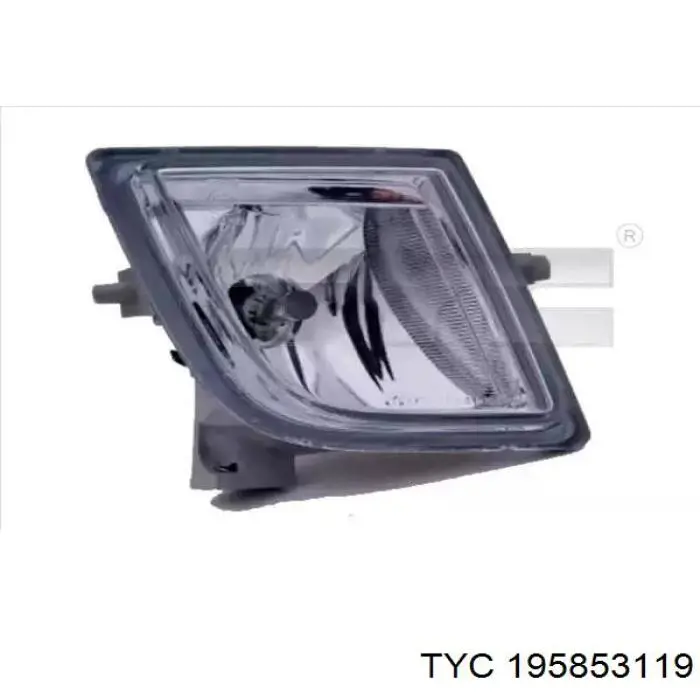 Туманка права TYC 195853A19B ціна, від 38.09 USD