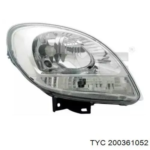 Фара правая Renault (RVI) 8200589033 ціна, від 55.19 USD