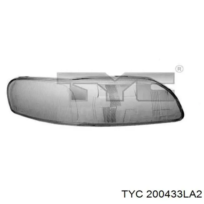 Купити 200433LA2 TYC Скло фари правої