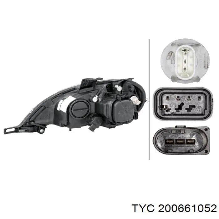 Фара права 1108252 Autotechteile