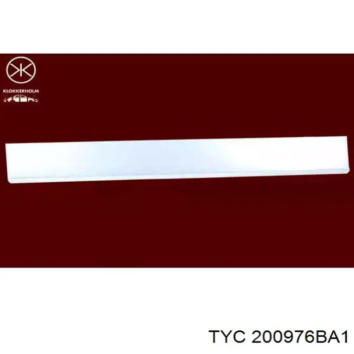 200976BA1 TYC кронштейн бампера переднього, лівий