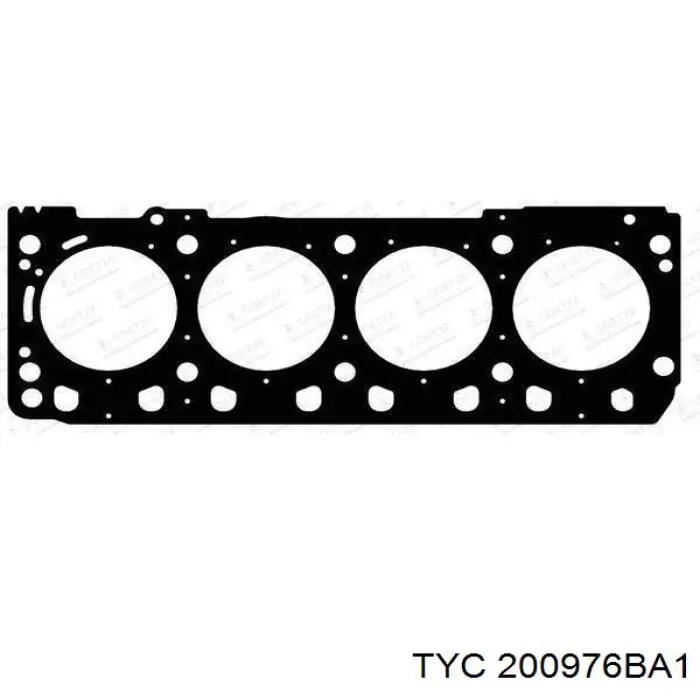Купити 200976BA1 TYC Кронштейн бампера переднього, лівий