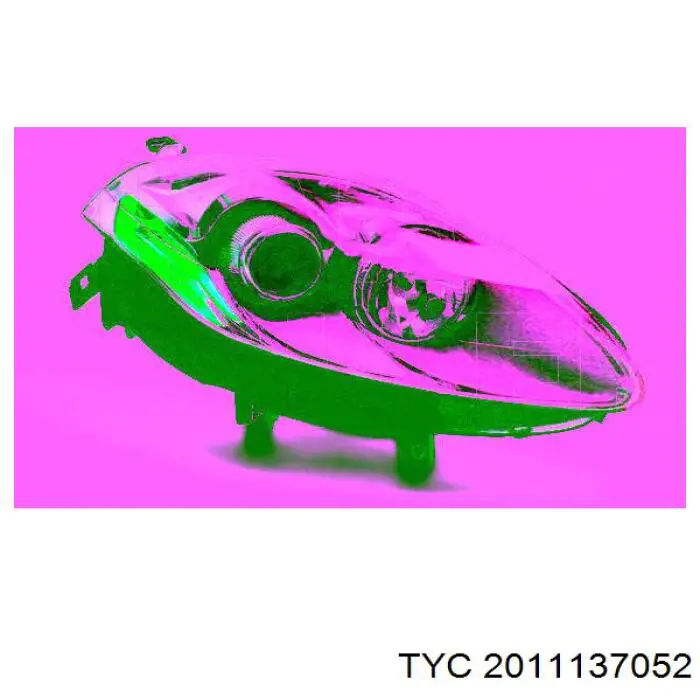 Фара передня права TYC 2011137052 ціна, від 134.38 USD