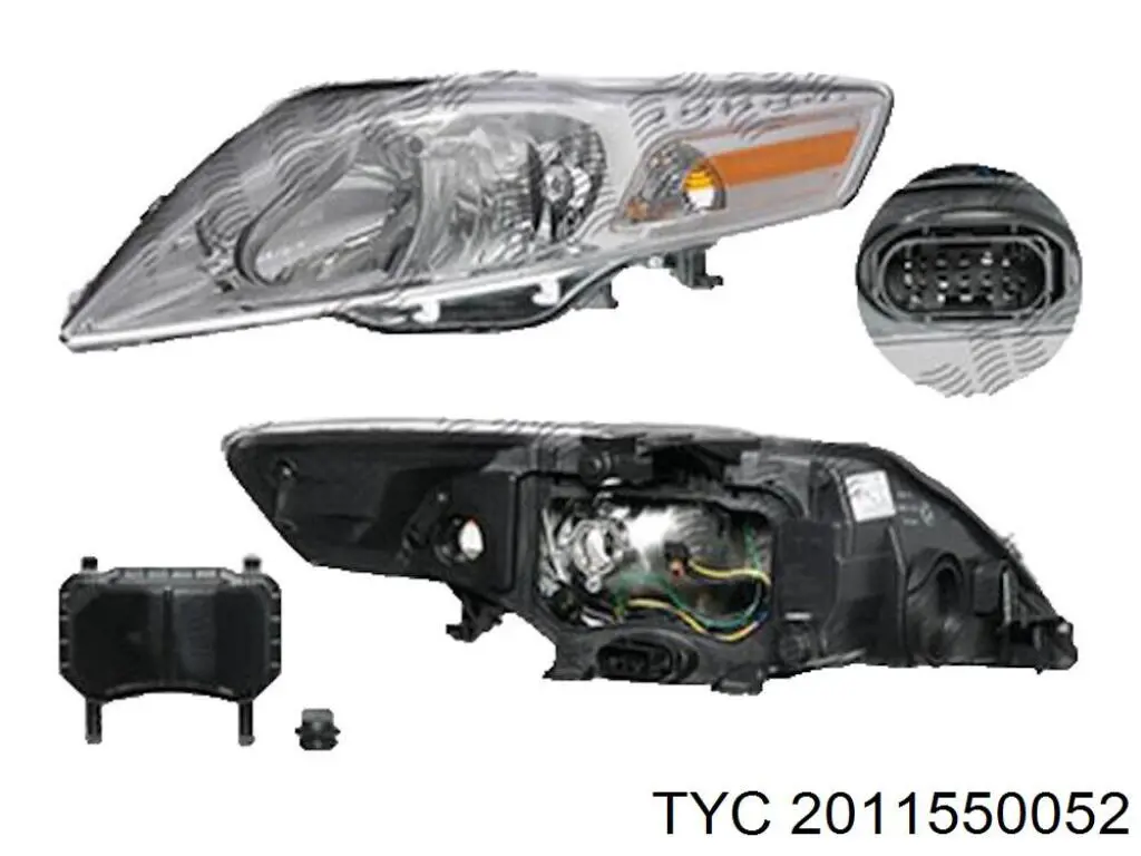 Купити 2011550052 TYC Основна фара в зборі ліва