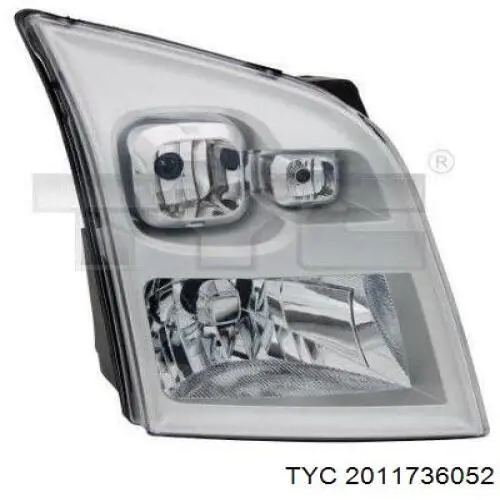 Фара ліва 6C1113W030DD Ford