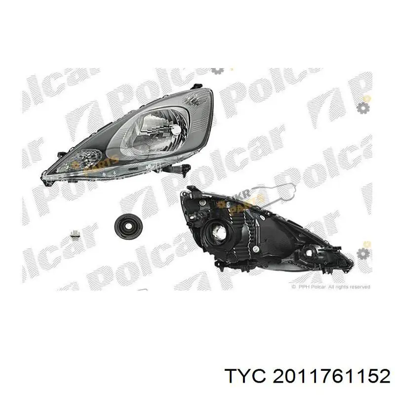 Фара права 33100TF0G01 Honda