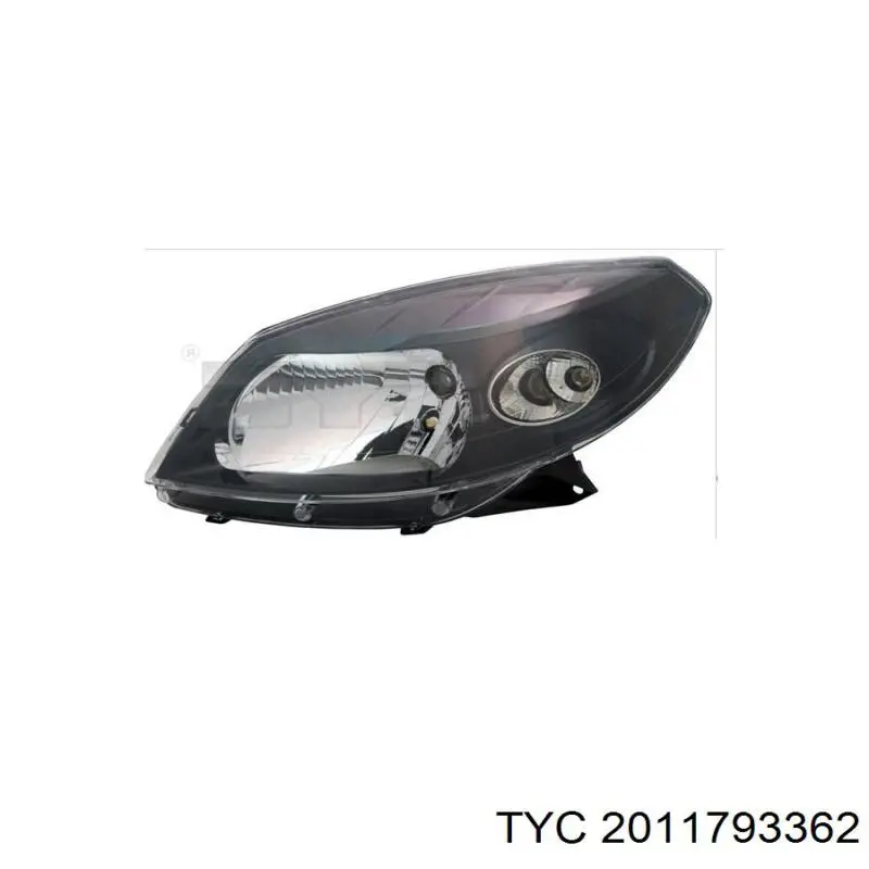 Фара правая TYC 2011793362 ціна, від 66.64 USD