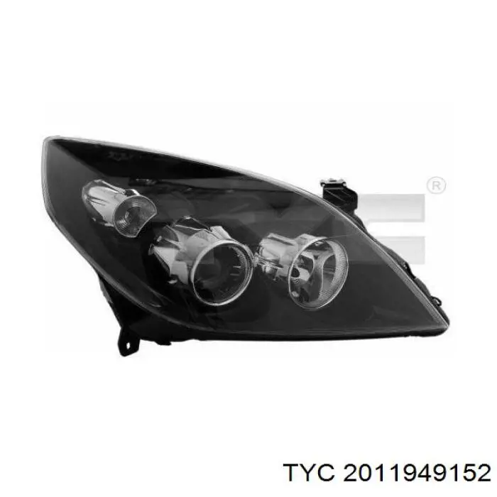 Фара правая TYC 2011949152 ціна, від 178.11 USD