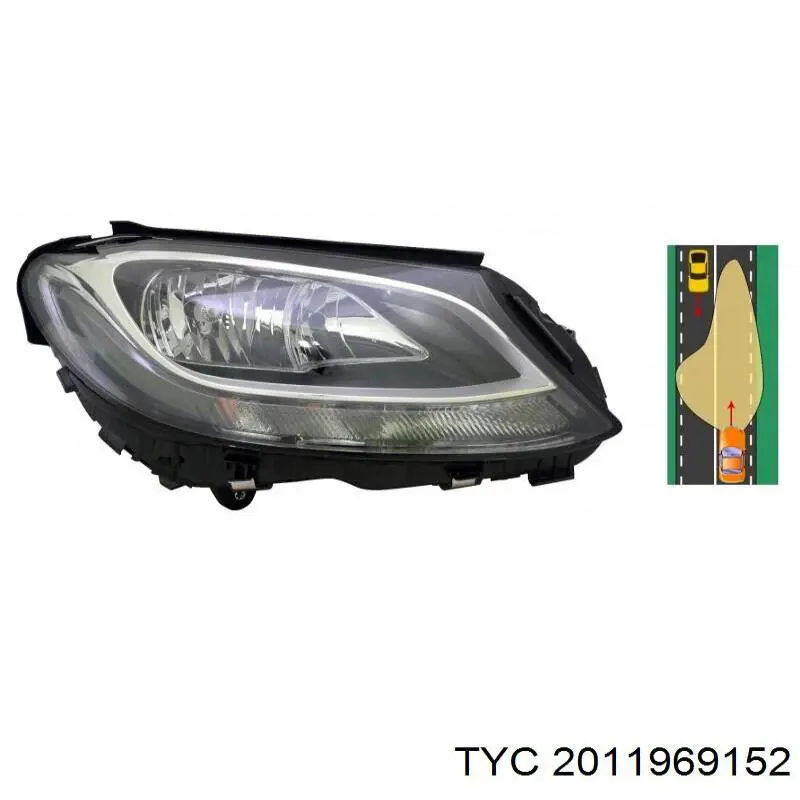 Фара права ZST1120VR Signeda
