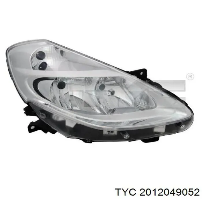 Фара правая Renault (RVI) 7701072005 ціна, від 124.59 USD