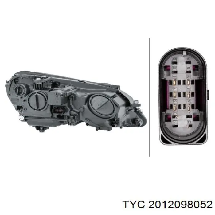 Фари TYC 2012098052 ціна, від 85.06 USD