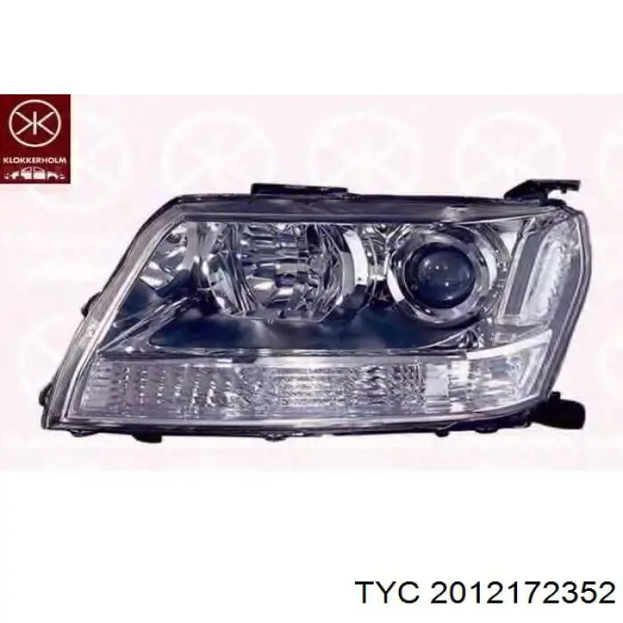 Купити 2012172352 TYC Основна фара в зборі ліва