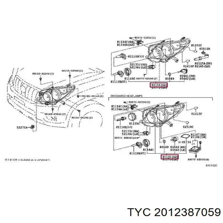 Фара правая FPS FP7019R2T ціна, від 124.93 USD