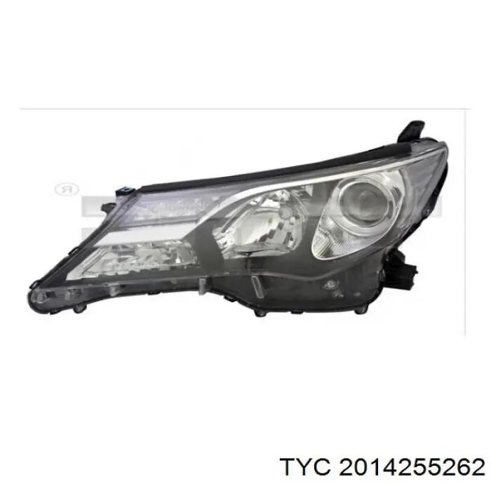 Купити 20E255B62B TYC Права блок фара