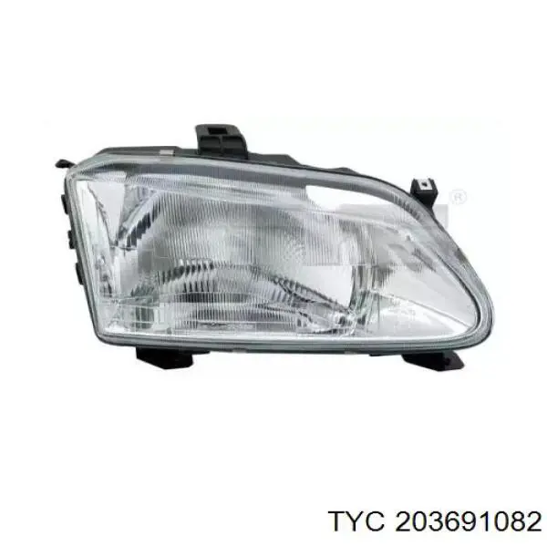 Купити 203691082 TYC Права блок фара