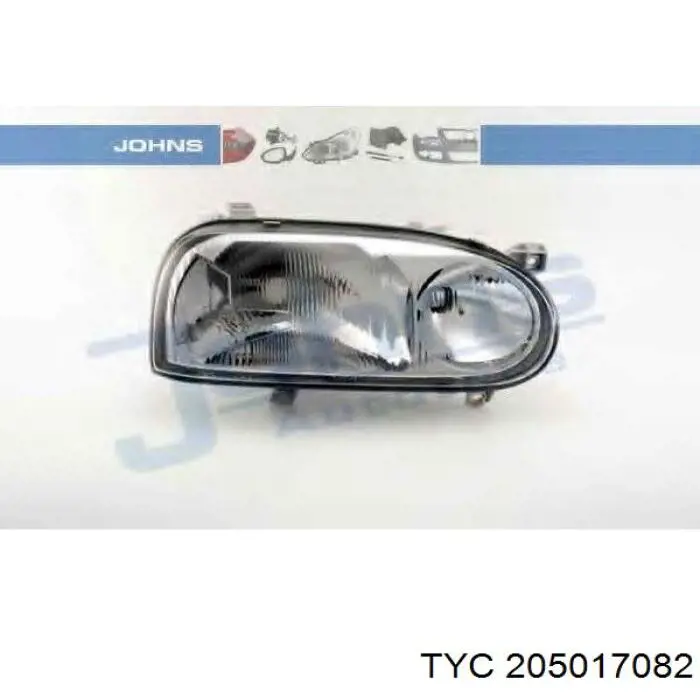 Фара правая TYC 205017082 ціна, від 41.33 USD