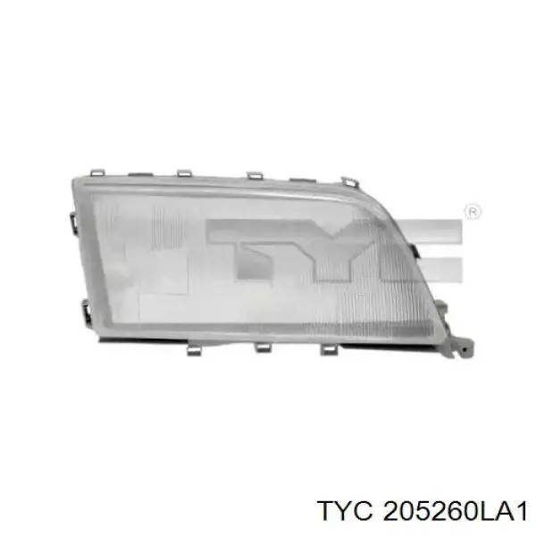 Скло фари лівої TYC 205260LA1 ціна, від 26.33 USD