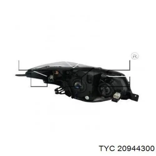 Фара правая TYC 209443001N ціна, від 194.70 USD