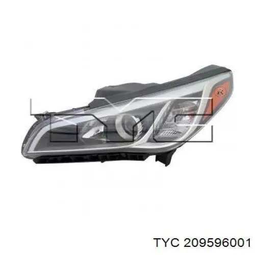 209596001 TYC Фара дальнього світла в зборі