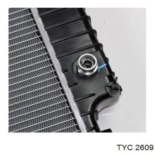 2609 TYC радіатор охолодження двигуна