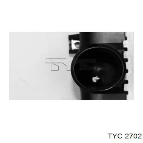 2702 TYC радіатор охолодження двигуна