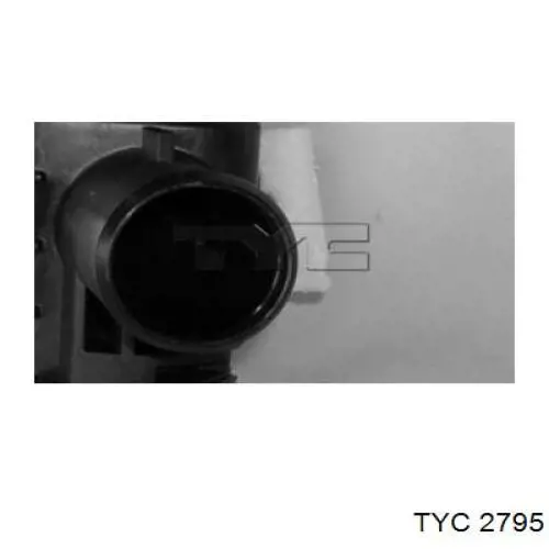 2795 TYC радіатор охолодження двигуна