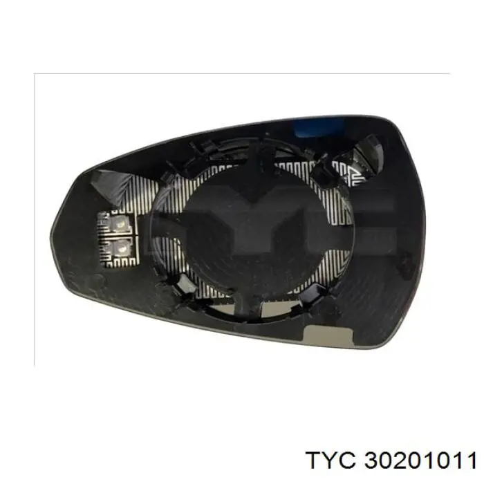 Скло дзеркала заднього виду, правого TYC 30201011 ціна, від 12.49 USD