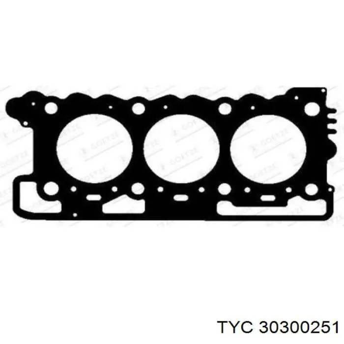 Дзеркальний елемент дзеркала заднього виду, правого BMW 51167001764