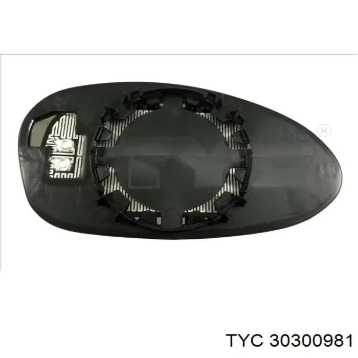 7025121 Autotechteile Дзеркальний елемент лівий