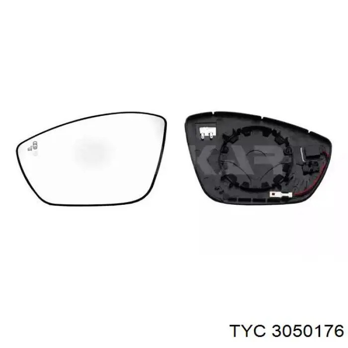 Ліве бокове дзеркало 6153868 Alkar