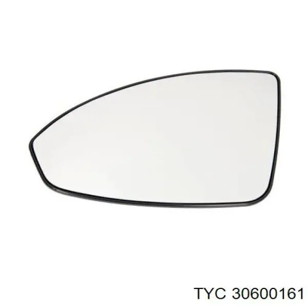 30600161 TYC дзеркальний елемент дзеркала заднього виду, лівого