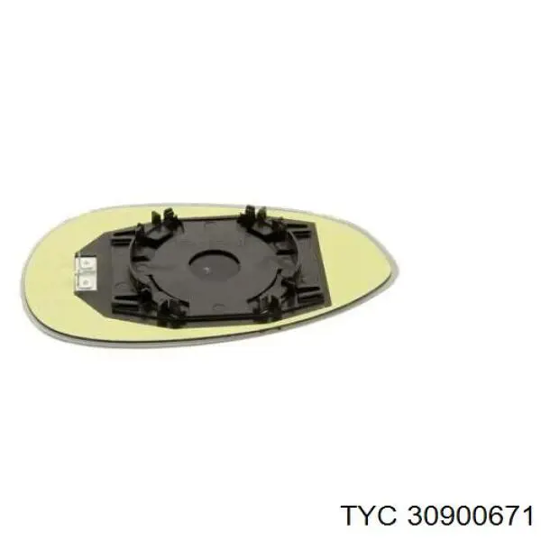 Скло дзеркала заднього виду, правого TYC 30900671 ціна, від 7.61 USD