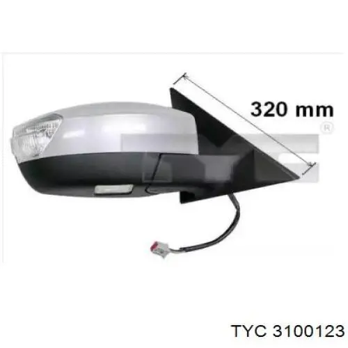 Праве бічне дзеркало Ford 1467204 ціна, від 70.47 USD