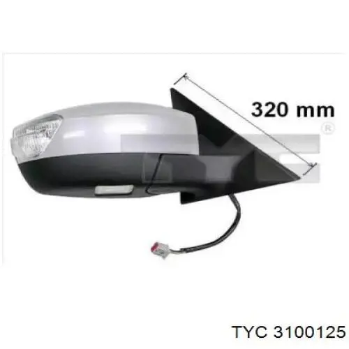 Купити 3100125 TYC Дзеркало праве