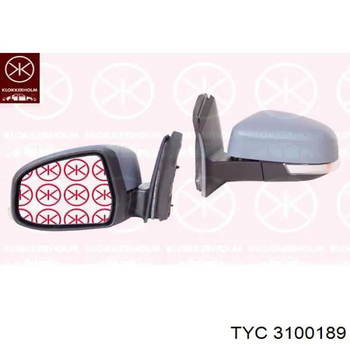 Праве бічне дзеркало FPS FP2813M02 ціна, від 65.70 USD