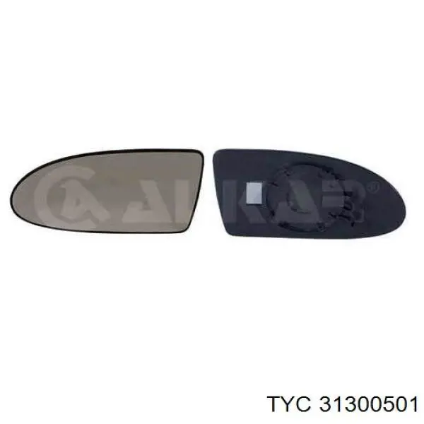 Купити 876111E010 Hyundai/Kia Дзеркальний елемент дзеркала заднього виду, лівого